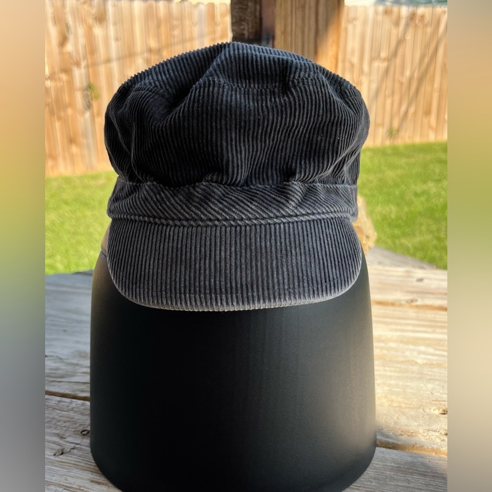 Janie and Jack Kids‎ Gray Corduroy Hat